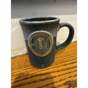 Deneen‎ Pottery Original Pancake House Blue Stoneware Drip Mug 2023 Westport CT